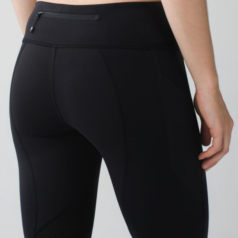 LULULEMON Pace Rival Crop, Black, 6 🍋
